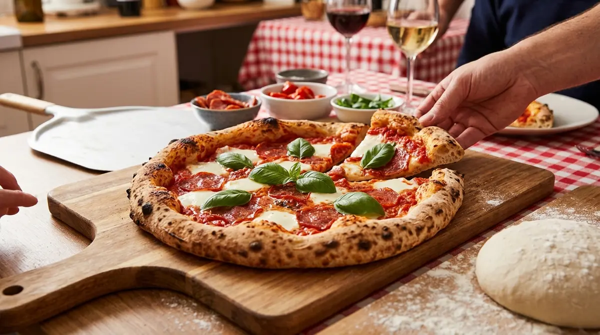 Pizza Night (homemade dough)